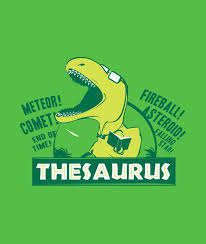 Thesaurus T Shirt Snorgtees Dinosaur Funny Nerd Humor Thesaurus