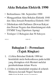 Muhamad akmal rated it really liked it jul 20, want to read currently reading read. Akta Bekalan Elektrik 1990