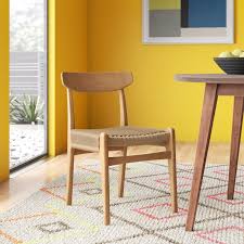 Foundstone Berke Satin Side Chair Reviews Wayfair Solid Wood Dining Chairs Dining Chairs Midcentury Modern Dining Chairs