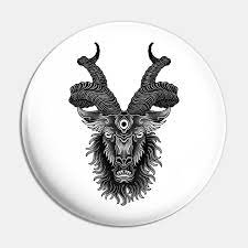 See more ideas about tattoo goat, ram tattoo, aries tattoo. Dark Goat Tattoo Pin Teepublic De