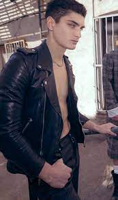 Cool Boys In Leather Leather Jacket Men Leather Jeans Men Leather Jacket