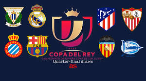 La liga copa del rey, organizada por la asociación amateur de fútbol 7. Copa Del Rey Quarter Final Draw As It Happened As Com
