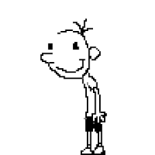 Main characters it is the second book, in wimpy kid books. Editing Diary Of A Wimpy Kid Free Online Pixel Art Drawing Tool Pixilart