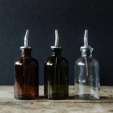 Apothecary Controlled Recycled Liquids Kitchen Pouring Useful Bottle Spout Glass Glass Olive Ounce Apothecary Jars Apothecary Apothecary Bottles