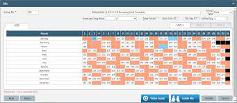 A disorganized work force would be any manager's worst nightmare, or so we imagine. 2 2 3 2 2 3 Rotating Shift Schedule
