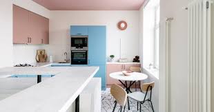 Dark wooded areas or smooth. 7 Pink Kitchens That Will Convince You To Stray From White Cabinets