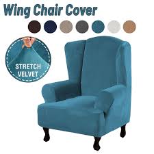 This elegant armchair, with its wide back and prominent wings that curves outwards from the top, comes with a modern twist and offers a clever, defined silhouette and. Buy Waterproof Dust Proof Suede Stretch Wing Chair Cover Wingback Armchair Protector Furniture Cover At Affordable Prices Free Shipping Real Reviews With Photos Joom