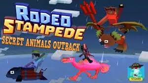 In order to unlock the trojan zebra, unlock all of the savannah animals, and then ride each one of them, one after the other in a single round. Rodeo Stampede All Animals In Outback Nghenhachay Net