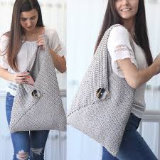 Crochet Bag Pattern Athens Urban Handbag Pdf Pattern Crochet Etsy Krose Canta Orme Cantalar Tig Isleri