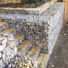 Gabion Wall By Tvelt Build Tveltbuild Twitter Stone Walls Garden Gabion Wall Landscaping Retaining Walls