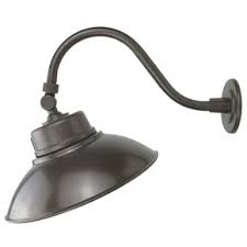 Gooseneck lighting | outdoor copper sign light fixtures. 42 W Led Outdoor Gooseneck Flood Light Bronze Winsupply