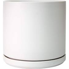 No drainage hole due to handcrafting, variations and minor imperfections should be anticipated 12.5 x 6 x 7 inches. Ceramic Planter Pot With Drainage Hole And Saucer Indoor Cylinder Round Planter Pot 10 Inch White Walmart Com Walmart Com