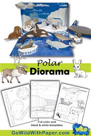 Arctic Diorama Project Animal Habitat Activity Dioramaideas Make An Animal Habitat Diorama Of Arctic Ice W Habitat Activities Animal Habitats Arctic Animals