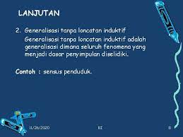Feb 09, 2011 · contoh: 11262020 Biragam 1 Penalaran Induktif Generalisasi Analogi Dan