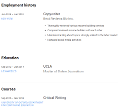 featuring online courses on resumes