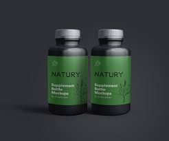 Food Supplement Bottle Mockups