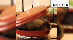 Double Sided Pan Flips Your Food For You Youtube