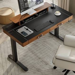 A minimalist modern workspace serves as the perfect blank canvas., AI generated
