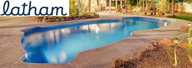 A latham customer can select home style, pool shape, and their pattern of choice to visualize their own personal oasis. Shelin Pools Latham Swimming Pools Products Steps Liners And Safety Covers Napanee Kingston Picton