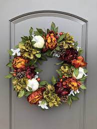 Pink fall wreath, thanksgiving wreath, xl fall wreath $189.00 ba bam's inside scoop 3 month membership $90.00 glitter twig. Limited Fall Wreath For Front Door Fall Wreaths With Etsy Door Wreaths Fall Fall Wreaths Thanksgiving Wreaths