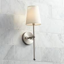 Free shipping & free returns*. Possini Euro Elena 21 High Brushed Nickel Wall Sconce 24m96 Lamps Plus Polished Nickel Wall Sconce Wall Sconces Modern Wall Lamp