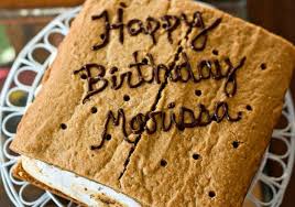 Thanks to ari for the tip. Erica S Sweet Tooth Giant S Mores Cake Smores Cake Graham Cake Graham Cracker Cake