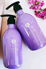 Before And After Biotin And Collagen Thickening Shampoo Luseta Biotin Collagen Shampoo Conditioner Set 2 X 16 9oz Thickening For Hair Biotin And Collagen Shampoo Shampoo Conditioner Set Fast Hair Growth Oil