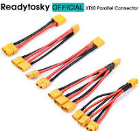 XT60 Parallel Drone Battery Connector - Male/Female Cable ...