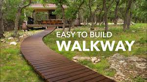 Easy Diy Wooden Walkway | Path To My Outdoor Kitchen | Part 10 - Youtube