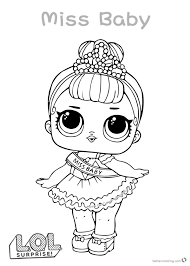 I loved paper dolls as a kid. Miss Baby Lol Doll Coloring Pages Coloring And Drawing