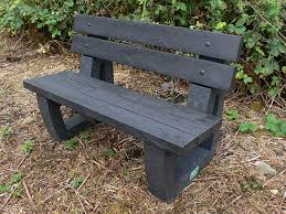 Recycled Plastic 2 Seater Garden Park Bench Bradley Trade
