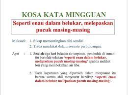 (galah = tombak atau lembing.) Sri Ucsi Secondary School Kosa Kata Mingguan Seperti Enau Dalam Belukar Melepaskan Pucuk Masing Masing Maksud 1 Sikap Mementingkan Diri Sendiri 2 Tiada Muafakat Dalam Sesuatu Perbincangan Ayat 1 Setelah Tiga