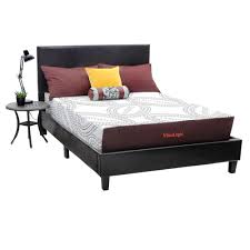 These two parts can be made of wood or metal and. Viscologic Lucab T Platform Bed With Faux Leather Headboard Foot Board And Rails Brown Twin
