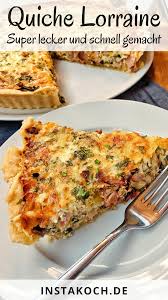 Quiche Lorraine Instakoch De Rezept Quiche Rezept Vegetarisch Rezepte Kochen Und Kuche