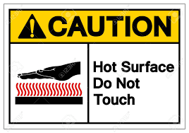 Caution Hot Surface Do Not Touch Symbol Sign Vector Illustration Royalty Free Cliparts Vectors And Stock Illustration Image 123970259