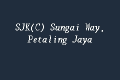 Китайский храм теан хоу в 10.4 км. Sjk C Sungai Way Petaling Jaya Sekolah Kebangsaan Cina In Petaling Jaya