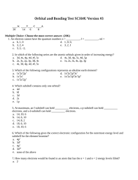 Maybe you would like to learn more about one of these? Orbital And Bonding Test Package Grade 12 Chemistry Version 3 Teaching Resources
