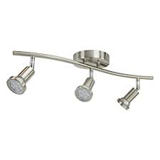 Dnd 3 Light Adjustable Led Track Lighting Kit Curved Gu10 Led Bulbs Included Ce2002 Led Sn Satin Nickel Led Buy Products Online With Ubuy Thailand In Affordable Prices B07hhkhr1z