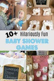 10 Fun Baby Shower Games Southern Dakota Mama Fun Baby Shower Games Baby Shower Fun Coed Baby Shower