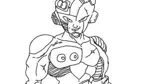 Free dragon ball z coloring page to print and color, for kids : Dbz Coloring Pages Frieza