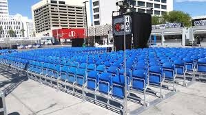 Downtown Las Vegas Event Center Boxing Seating Solutions