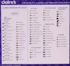 Claire S Ear Piercing Is Goals Claires Ear Piercing Ear Piercings Piercing