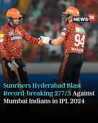 News18 - SRH vs MI Live Score IPL 2024: Sunrisers... | Facebook