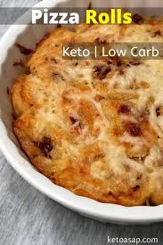 Easy Cheesy Keto Fathead Pizza Rolls Low Carb Recipe Ketoasap