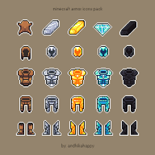 How to get netherite armor in minecraft. Minecraft Armor Icons Pack By Andhikart On Deviantart