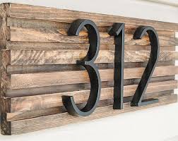 How To Make A Modern House Number Sign Modern House Numbers Sign House Numbers Diy Modern House Number