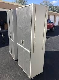 All our cabinets are of high quality and strongly built with premium materials to fit your exact needs and requirements. 2 Coleman Tuff Duty Garage Cabinets Ideal Storage Shelves For Tools And Other Outdoor Items For Sale In Wellington Fl Offerup