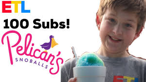 Perfecting the new orleans style snoballs, pelican's serve only smooth fluffy snow with your choice of over. 100 Subs Snow Cone Celebration At Pelicans Sno Balls Youtube