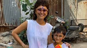 They were married in 2005. Holi 2020 Aamir Khan Shares Adorable Pics Of Wife Kiran Rao And Son Azad Playing With Colours News Nation English