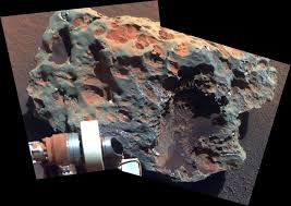 Real mars stones that hit the earth as meteorites. A Meteorite On Mars Scienceblogs
